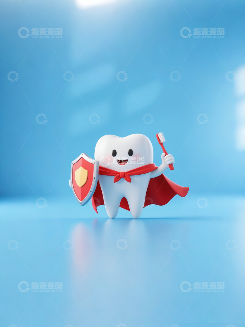高清大图下载【趣麦麦图】牙齿广告场景6