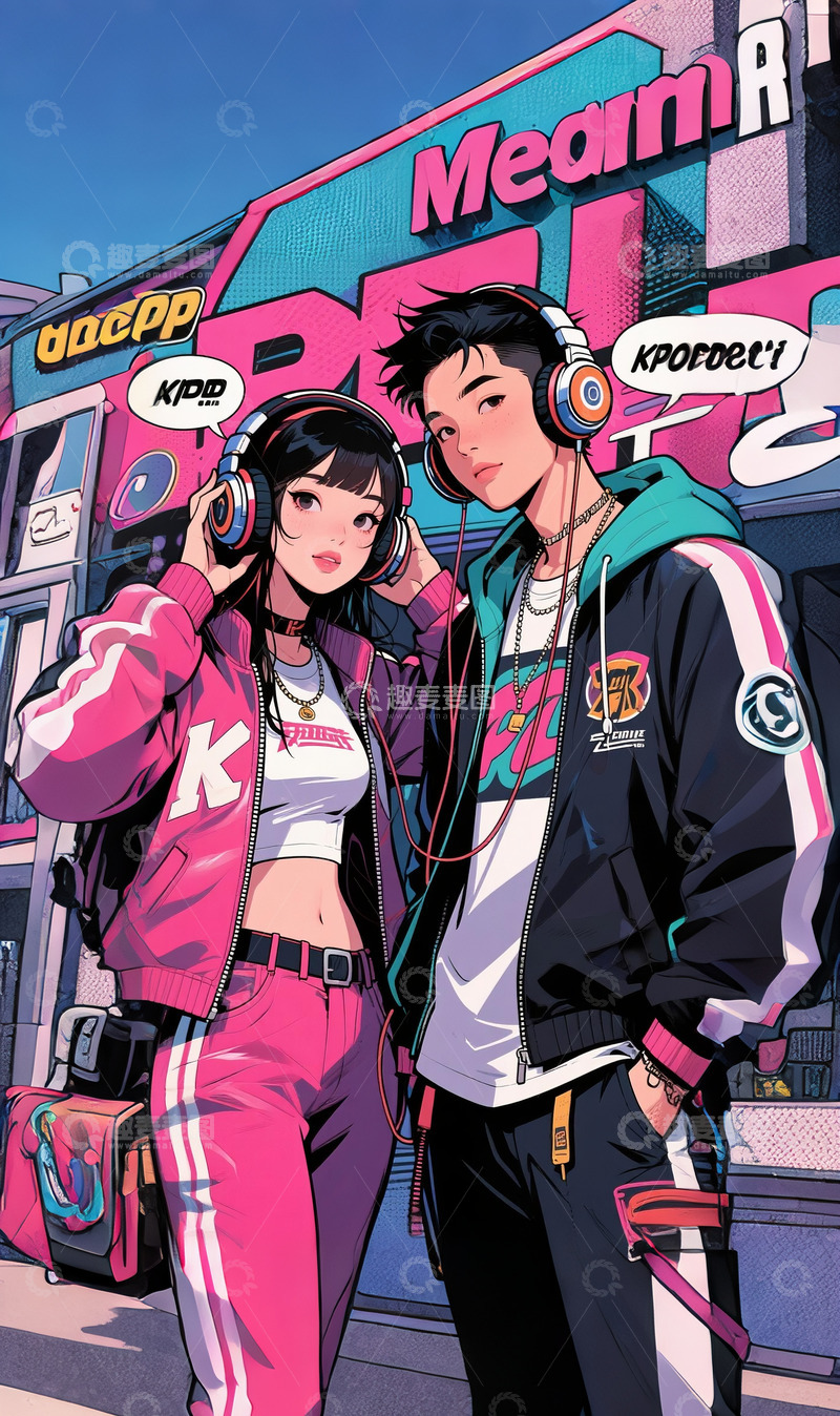 高清大图下载【趣麦麦图】潮流人物设计4