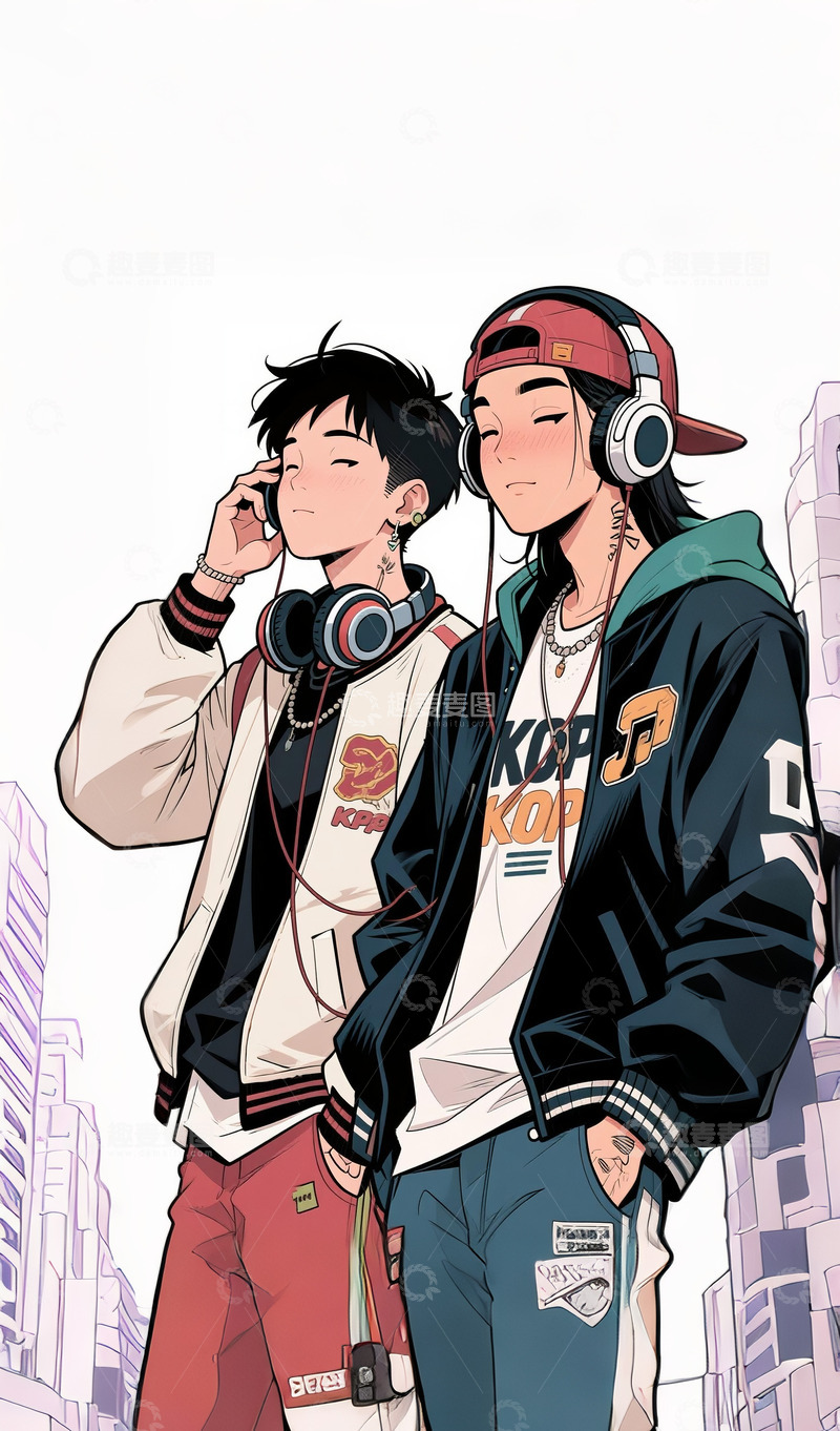 高清大图下载【趣麦麦图】潮流人物设计5