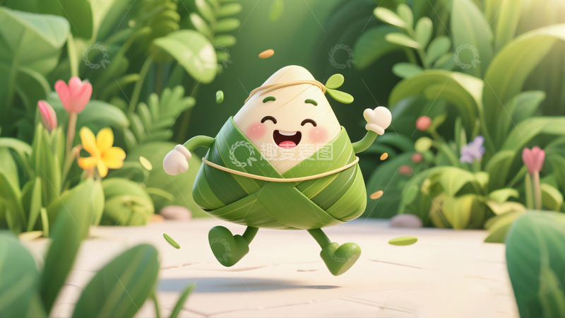 高清大图下载【趣麦麦图】端午节可爱的粽子10