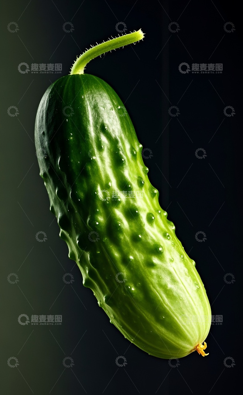 高清大图下载【趣麦麦图】新鲜黄瓜1