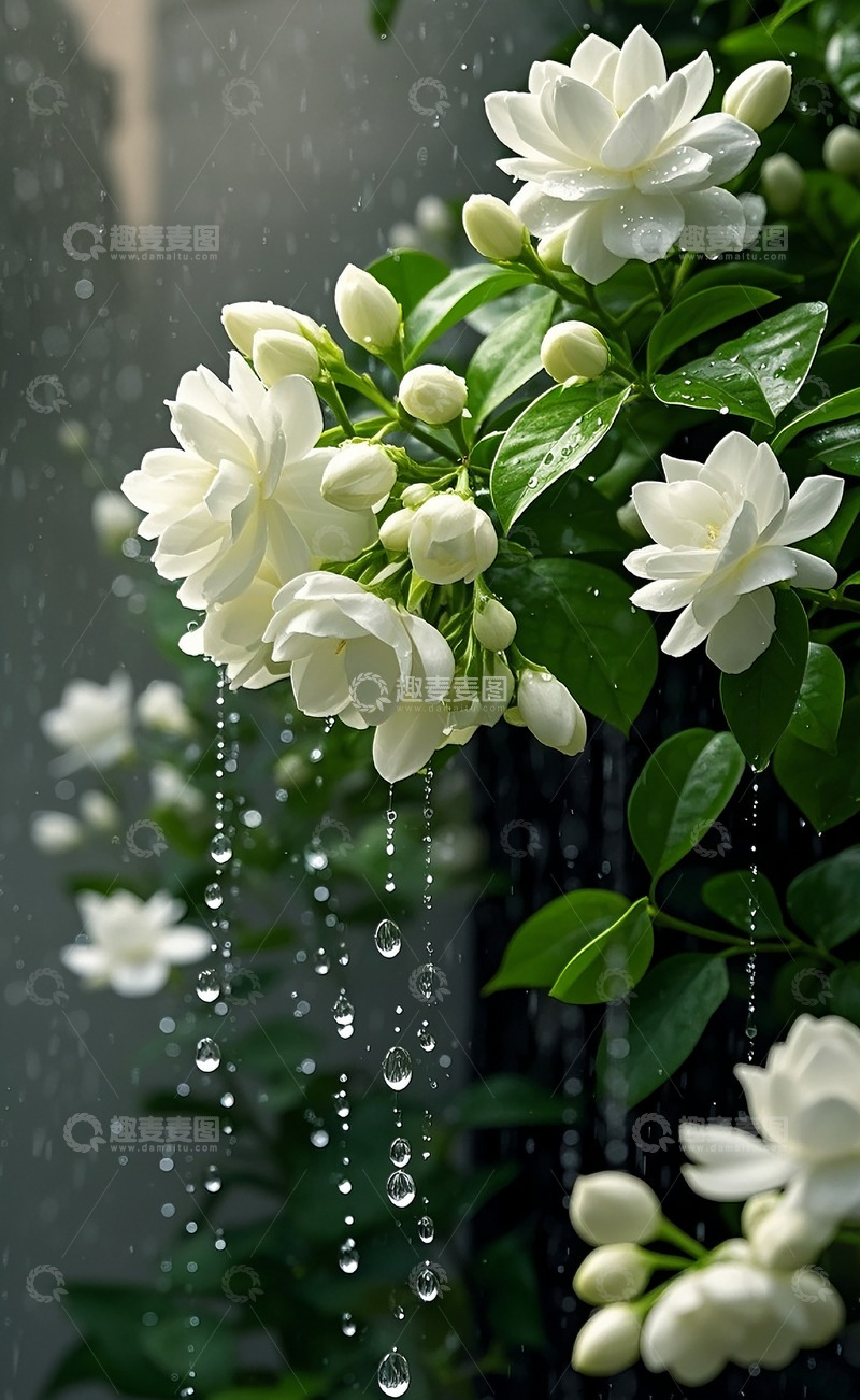 高清大图下载【趣麦麦图】茉莉花 65