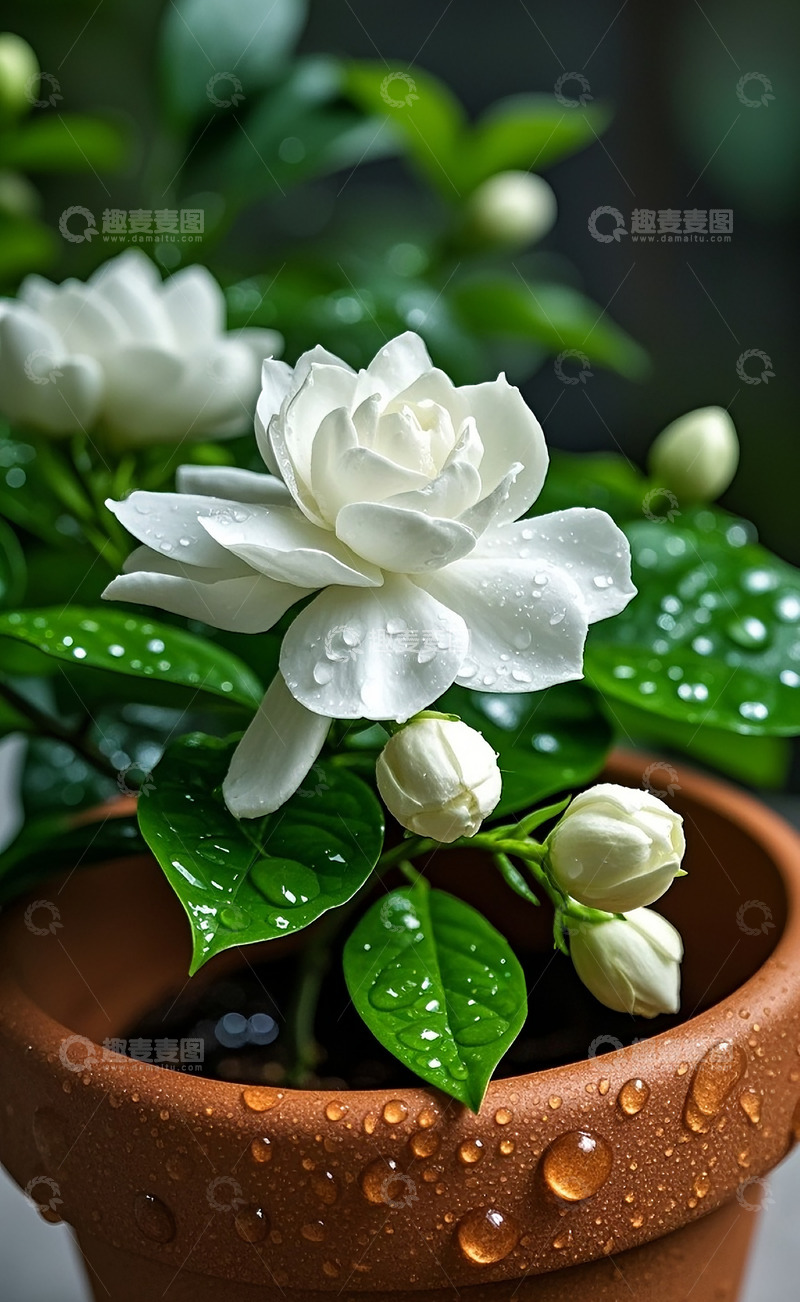 高清大图下载【趣麦麦图】茉莉花 30