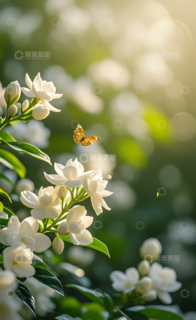 高清大图下载【趣麦麦图】茉莉花 23