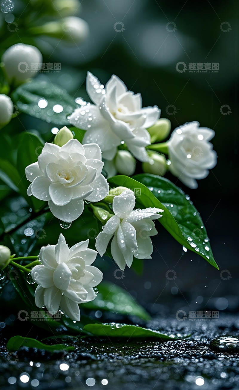 高清大图下载【趣麦麦图】茉莉花 38