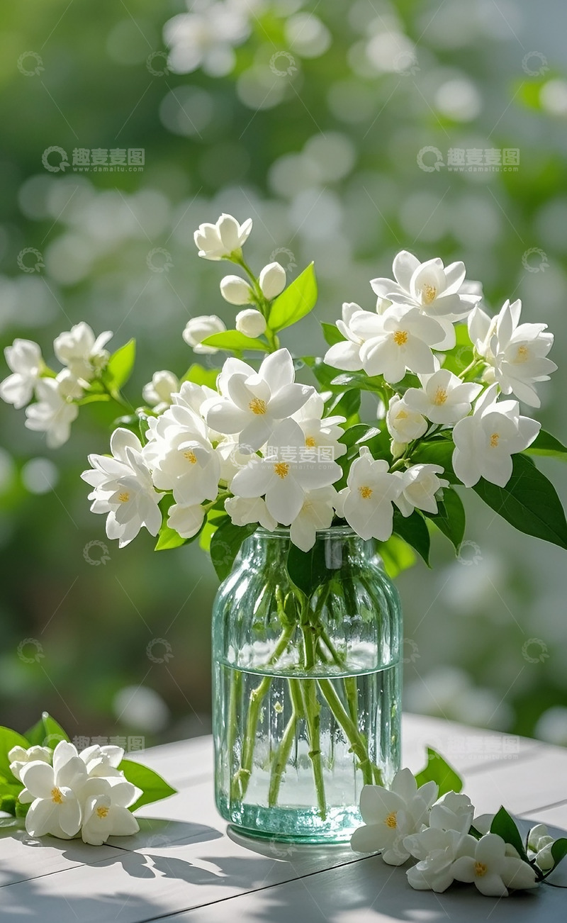 高清大图下载【趣麦麦图】茉莉花 46