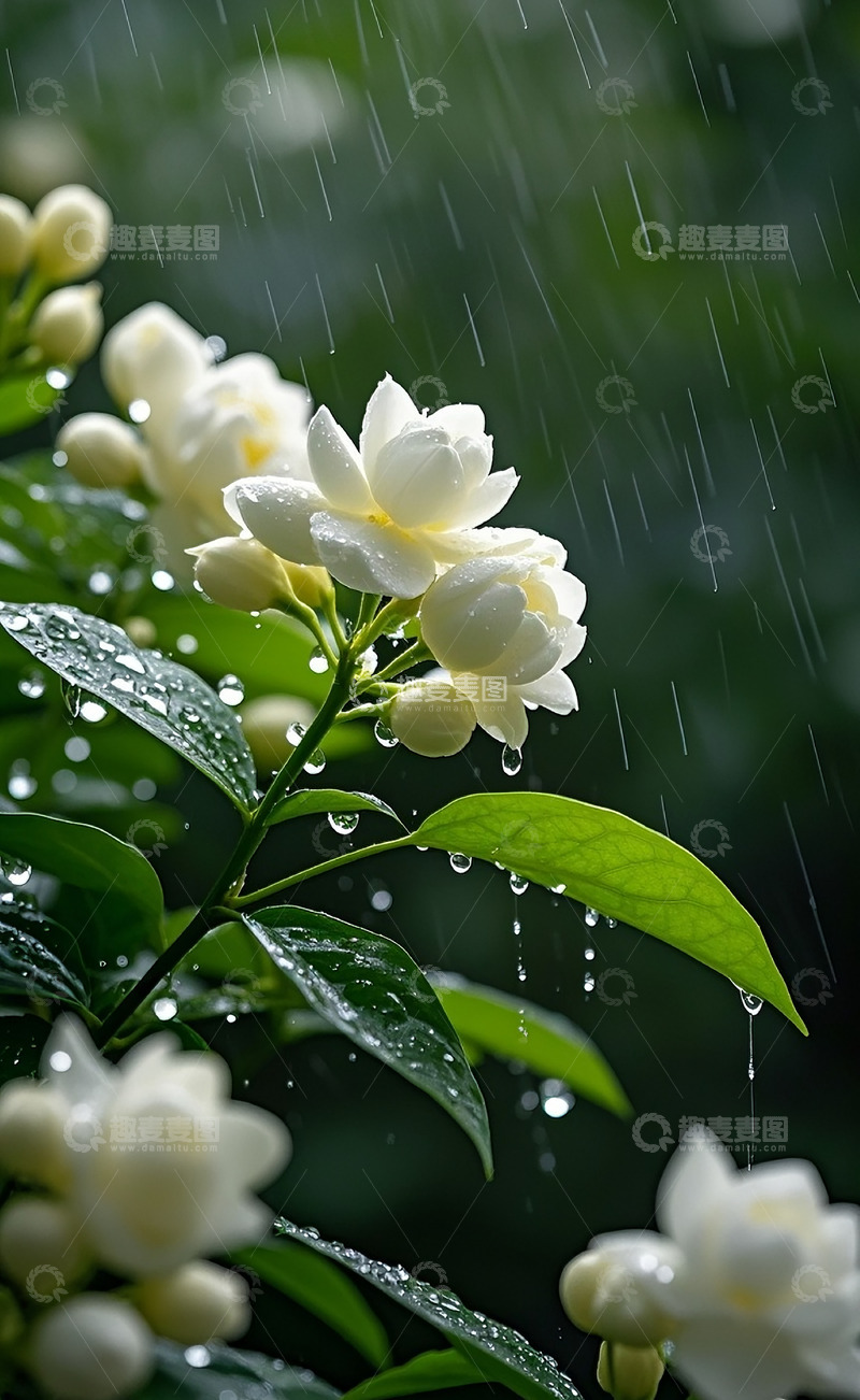 高清大图下载【趣麦麦图】茉莉花 61