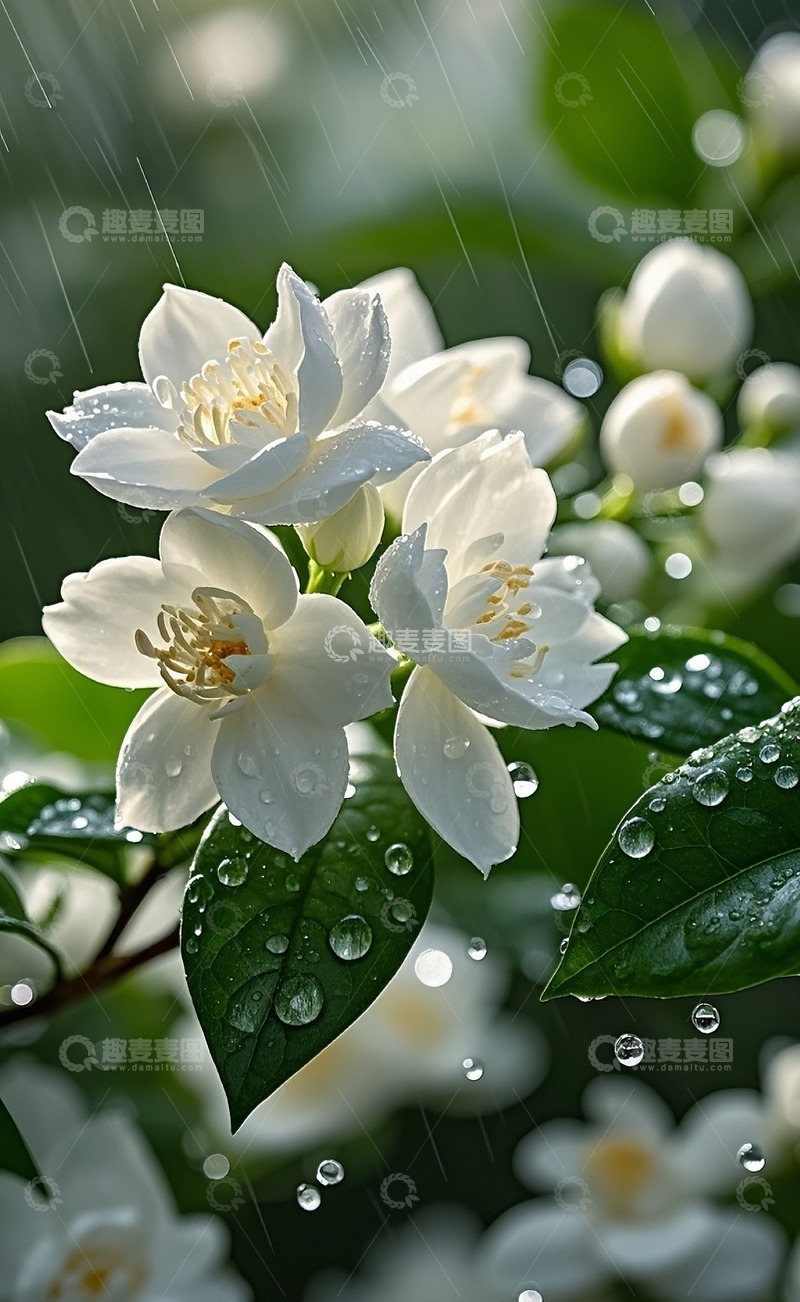 高清大图下载【趣麦麦图】茉莉花 41