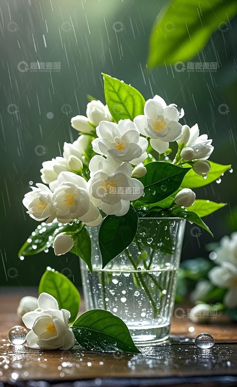 高清大图下载【趣麦麦图】茉莉花 39