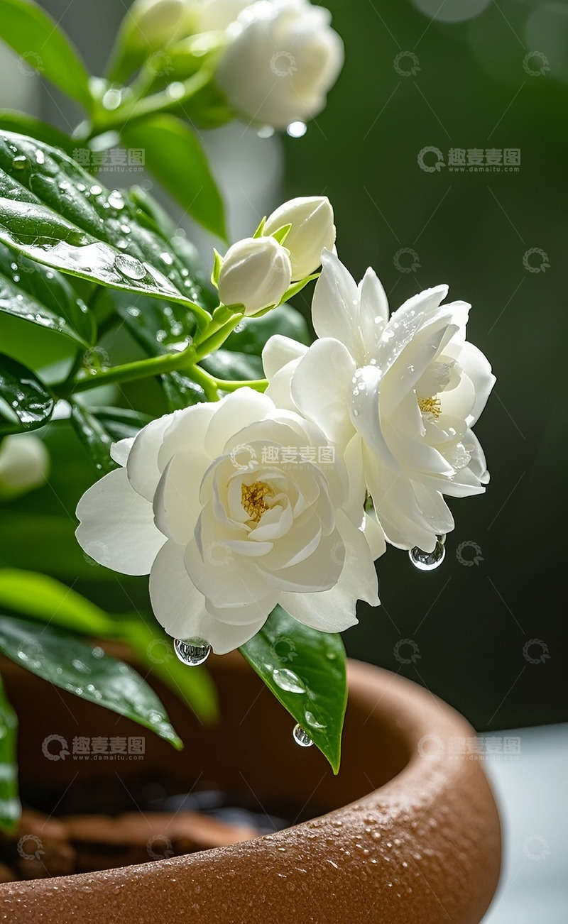 高清大图下载【趣麦麦图】茉莉花 24