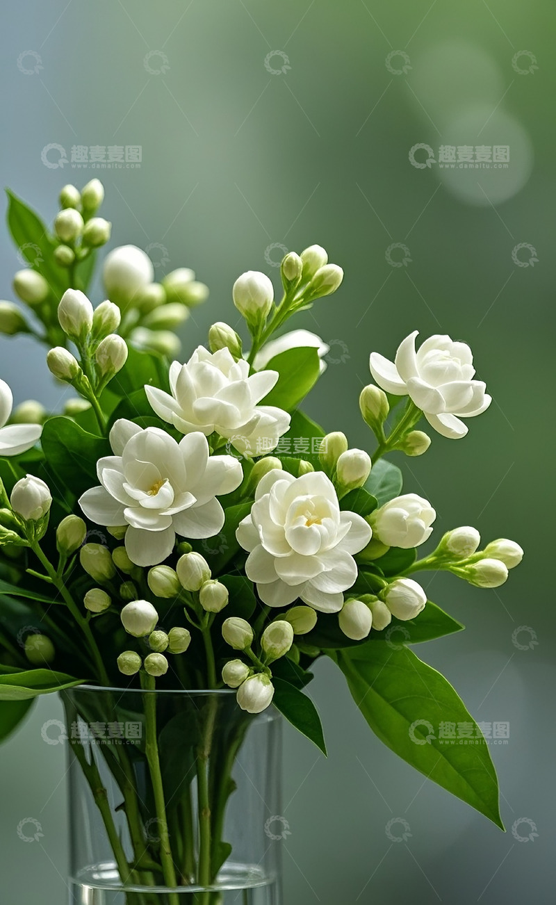 高清大图下载【趣麦麦图】茉莉花 33