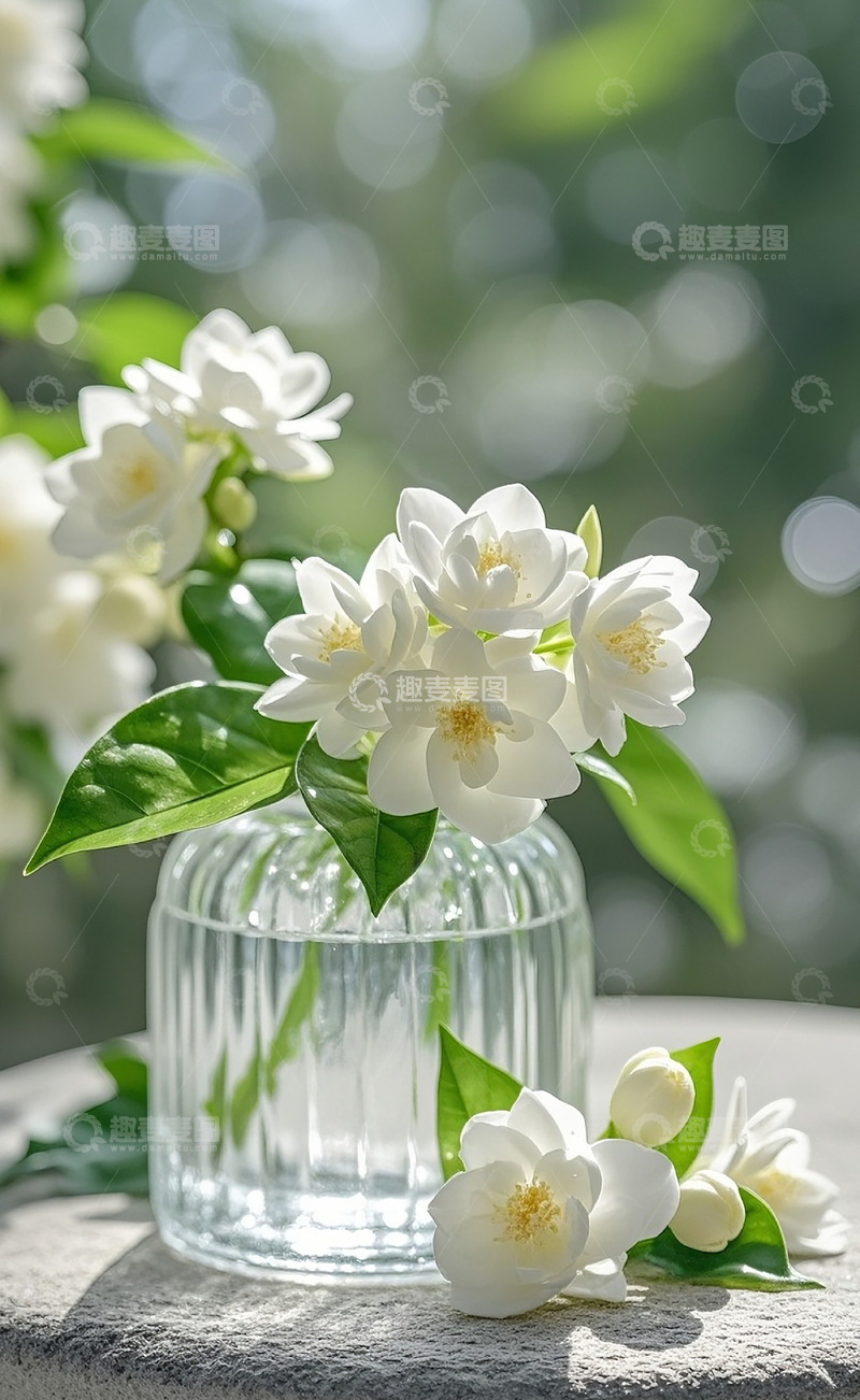 高清大图下载【趣麦麦图】茉莉花 17