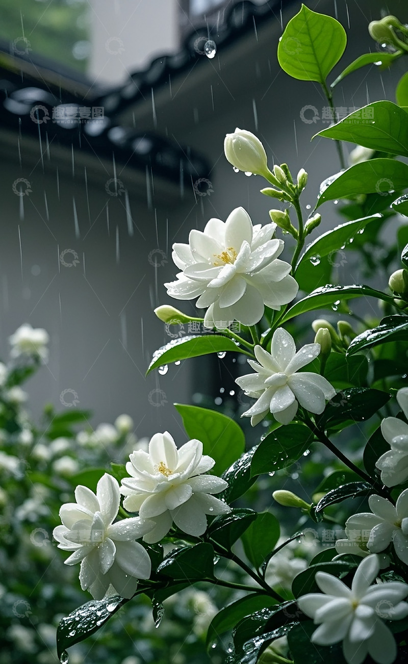 高清大图下载【趣麦麦图】茉莉花 64