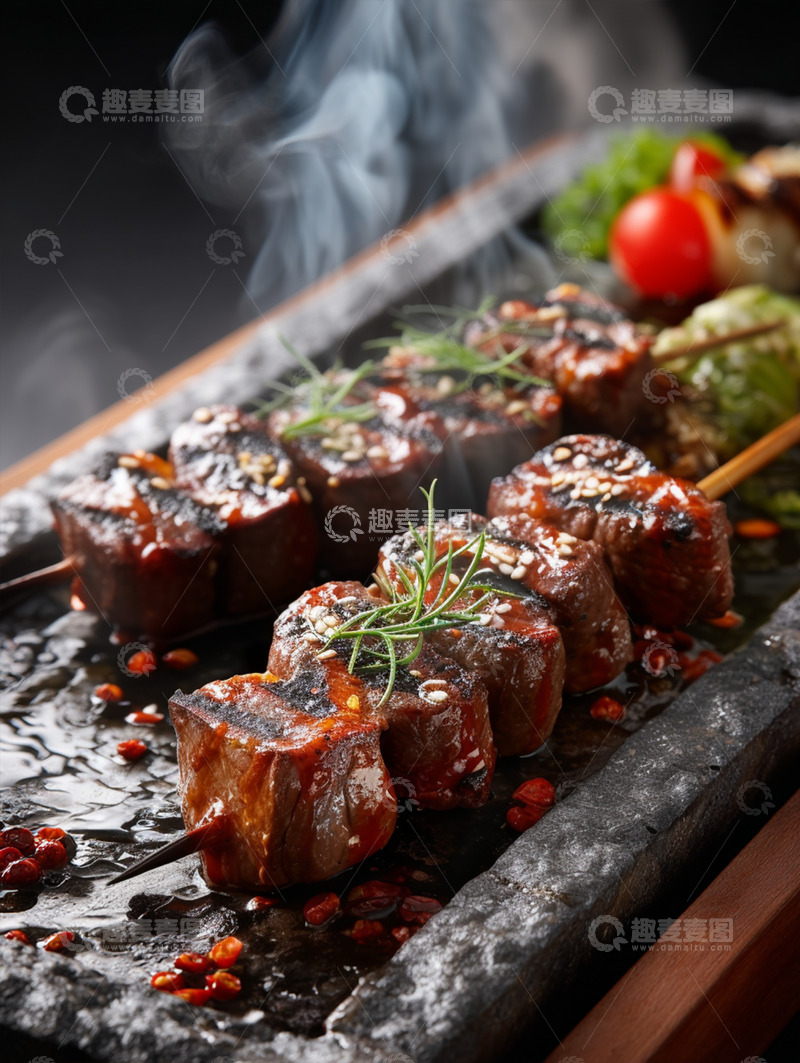 高清大图下载【趣麦麦图】美味大串大肉串摄影图9