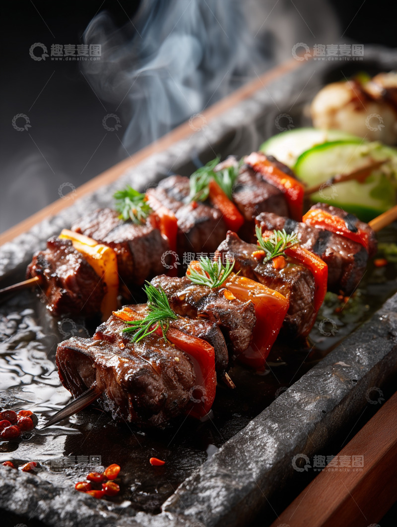 高清大图下载【趣麦麦图】美味大串大肉串摄影图11