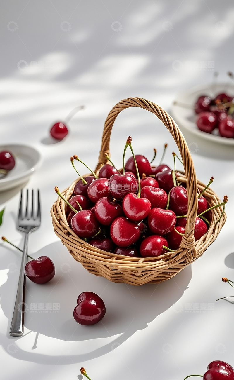 高清大图下载【趣麦麦图】樱桃特写9