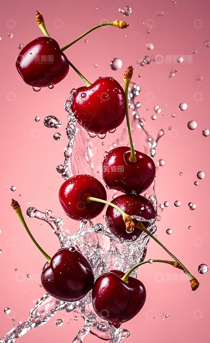 高清大图下载【趣麦麦图】樱桃特写6