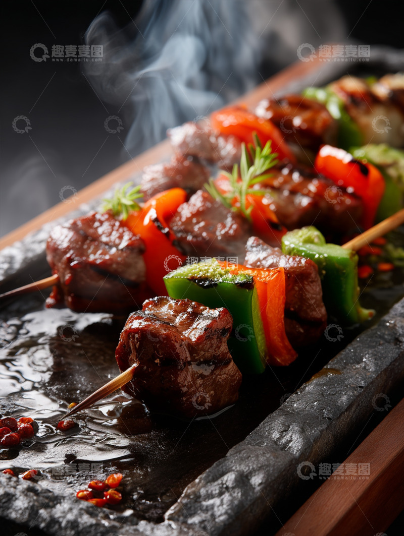 高清大图下载【趣麦麦图】美味大串大肉串摄影图8