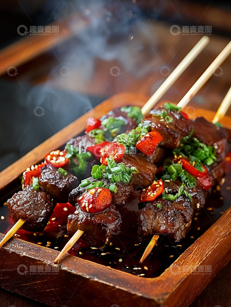 高清大图下载【趣麦麦图】美味大串大肉串摄影图7