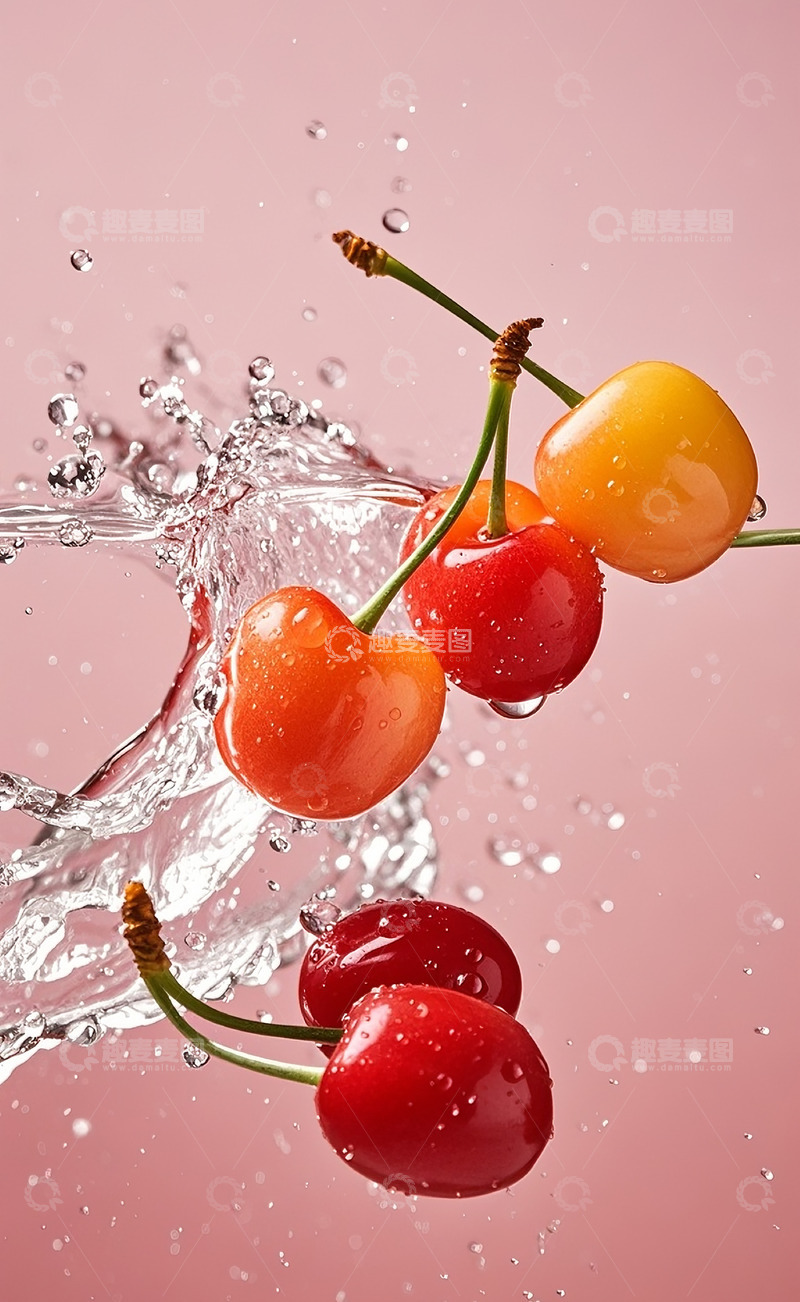 高清大图下载【趣麦麦图】樱桃特写3