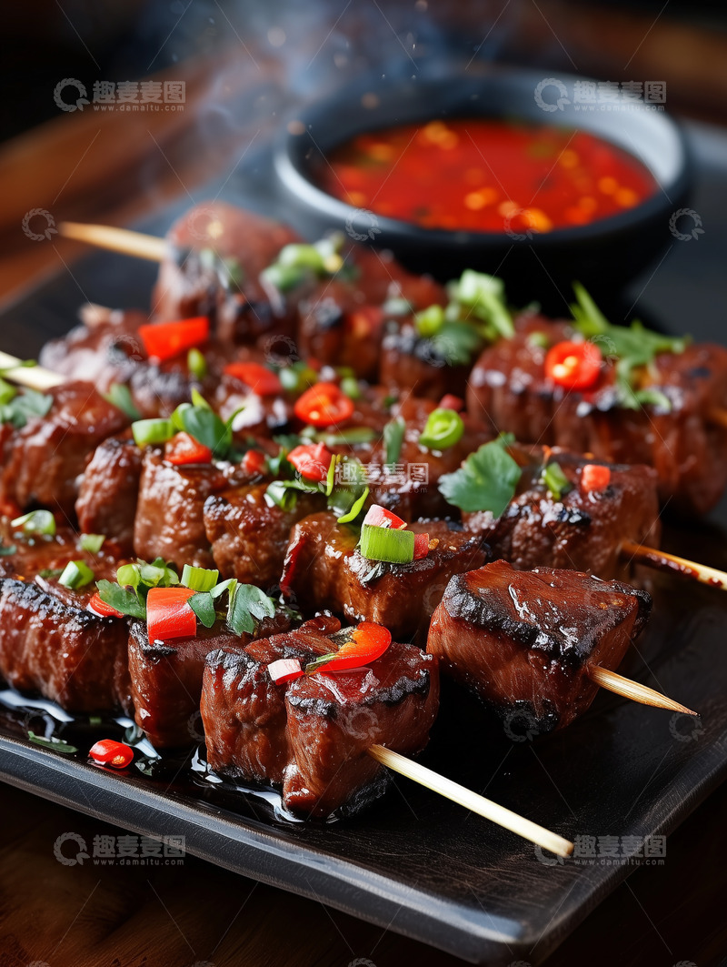 高清大图下载【趣麦麦图】美味大串大肉串摄影图3