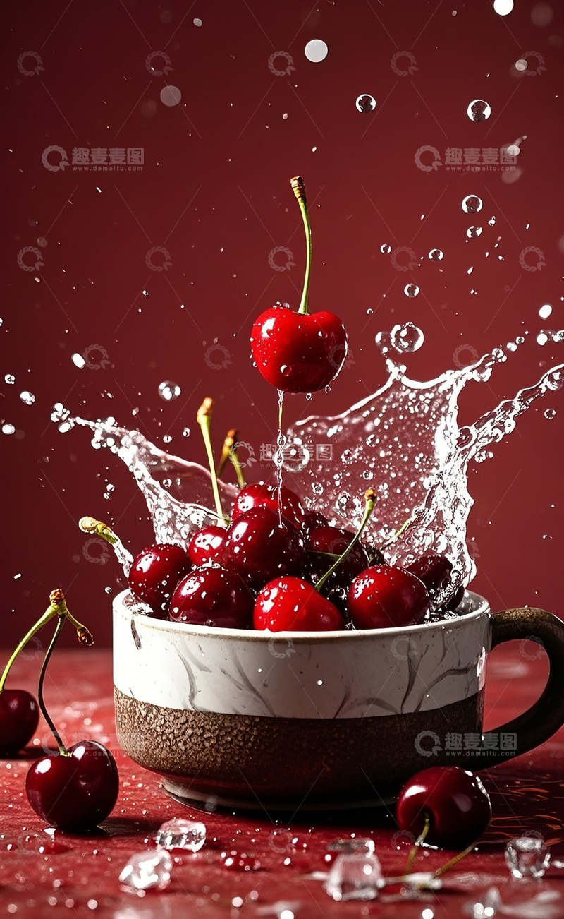 高清大图下载【趣麦麦图】樱桃特写16