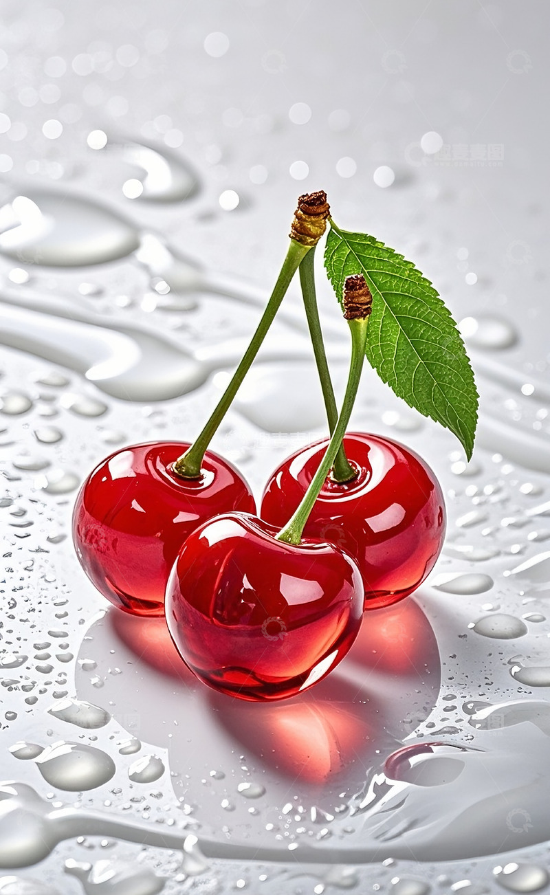高清大图下载【趣麦麦图】樱桃特写2