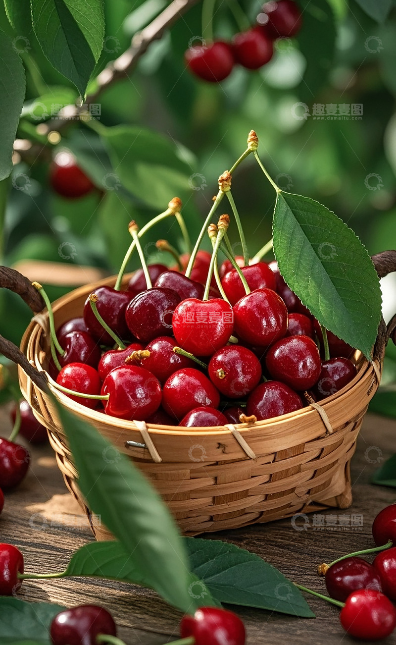 高清大图下载【趣麦麦图】樱桃特写10