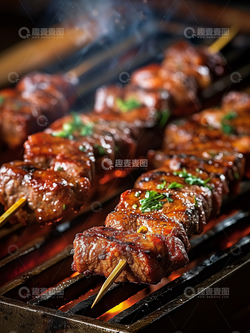 高清大图下载【趣麦麦图】美味大串大肉串摄影图15