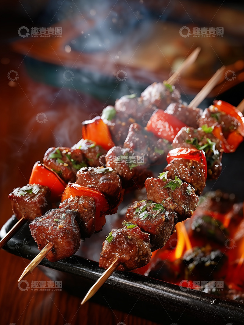 高清大图下载【趣麦麦图】美味大串大肉串摄影图12