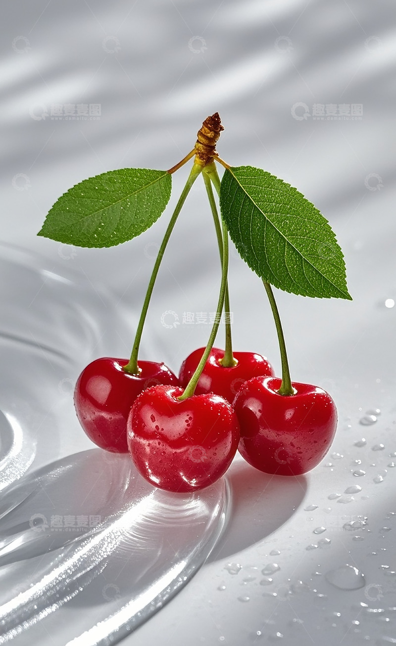 高清大图下载【趣麦麦图】樱桃特写1