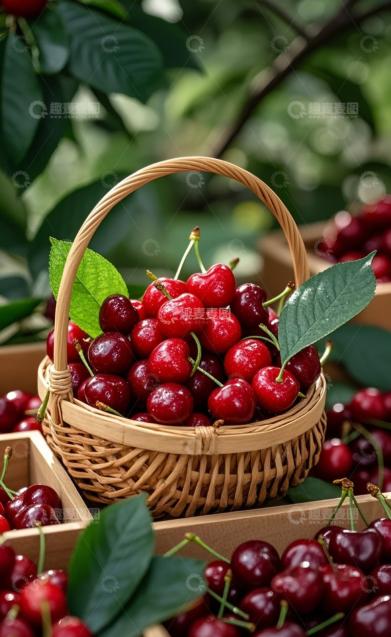 高清大图下载【趣麦麦图】樱桃特写15