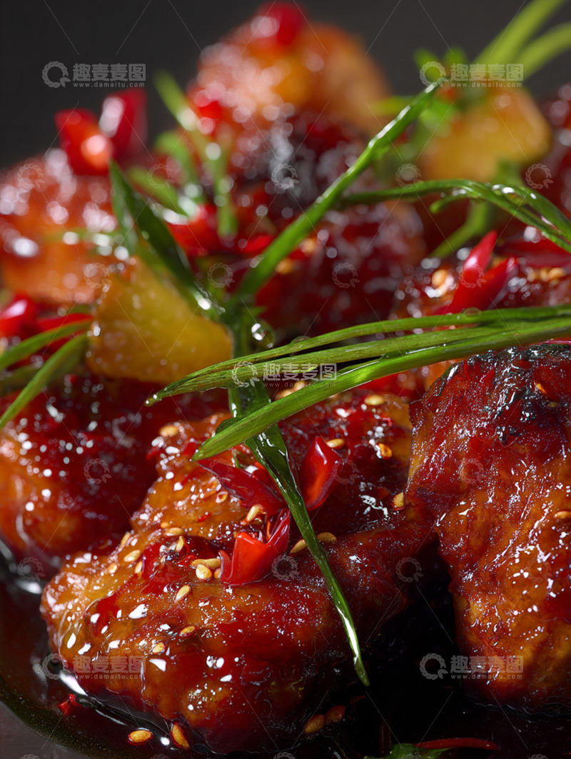 高清大图下载【趣麦麦图】美味红烧排骨摄影图45