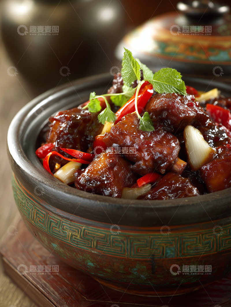高清大图下载【趣麦麦图】美味红烧排骨摄影图50