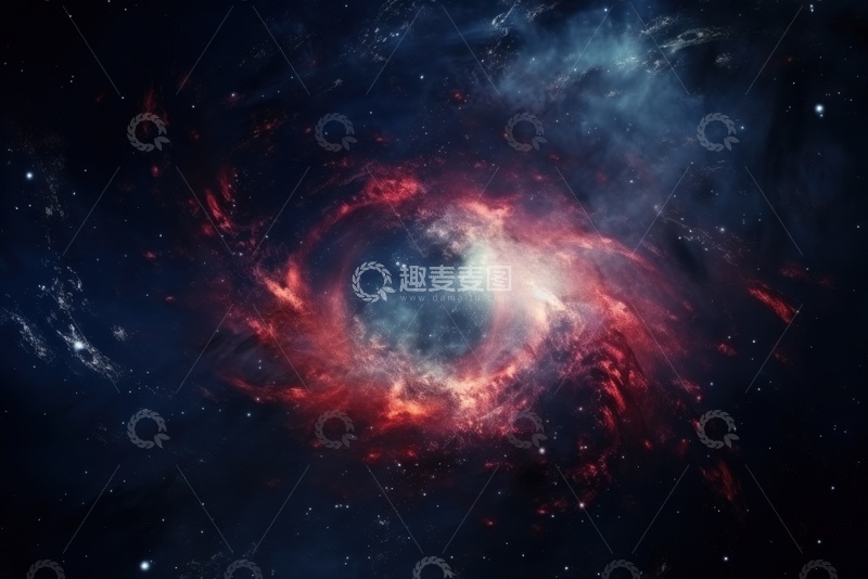 高清大图下载【趣麦麦图】旋转的星云美景