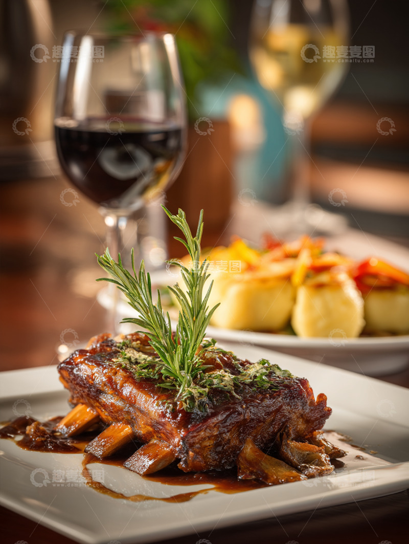高清大图下载【趣麦麦图】美味红烧排骨摄影图48