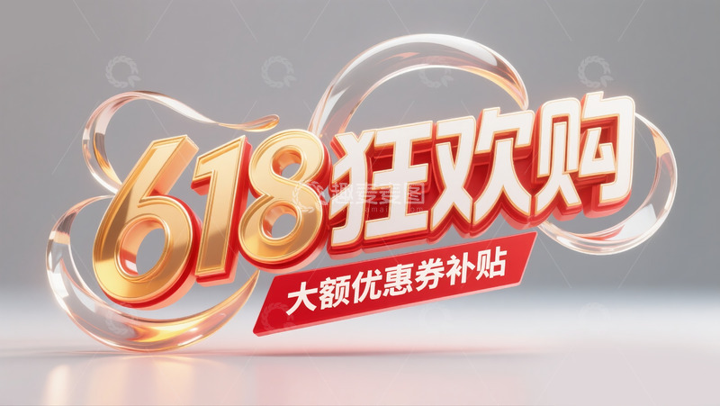 高清大图下载【趣麦麦图】618狂欢购2