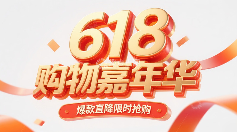 高清大图下载【趣麦麦图】618购物嘉年华8