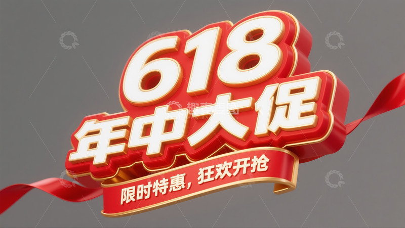 高清大图下载【趣麦麦图】618年中大促4