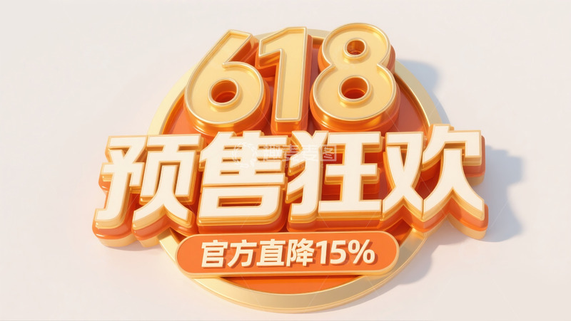 高清大图下载【趣麦麦图】618预售狂欢1