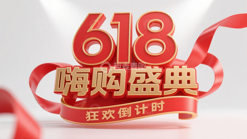 高清大图下载【趣麦麦图】618嗨购盛典