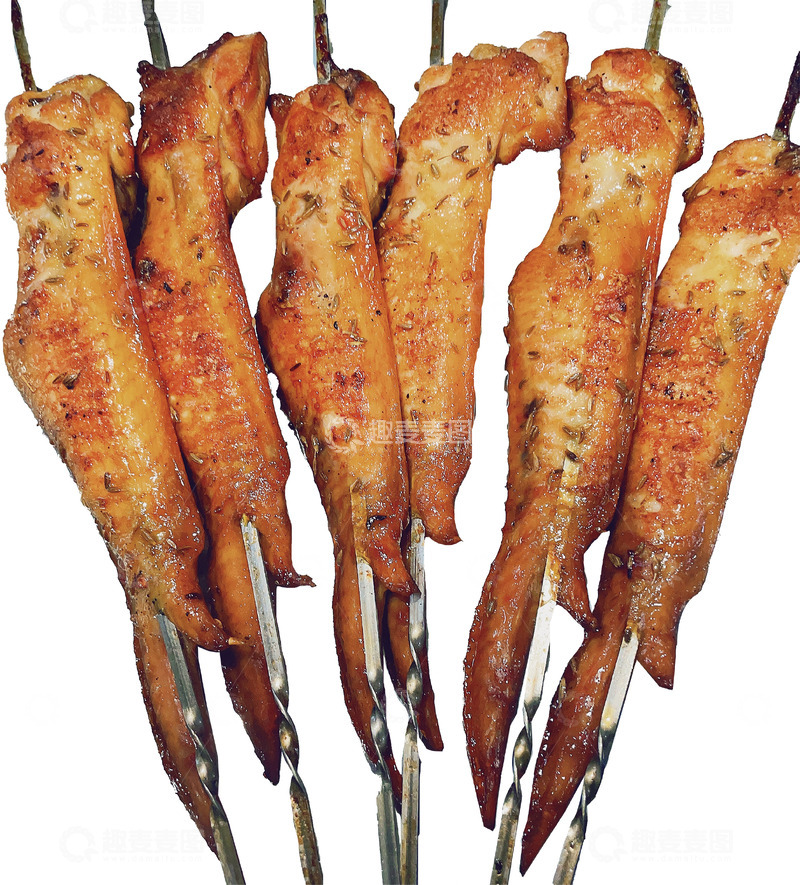 高清大图下载【趣麦麦图】烤鸡翅高清图片