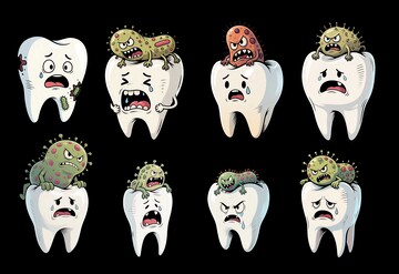 可怜的蛀牙牙齿