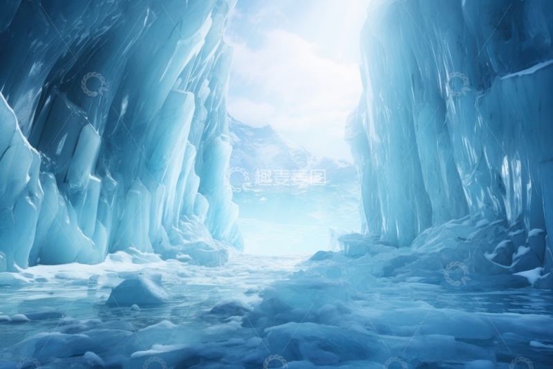 高清大图下载【趣麦麦图】冰川冰山自然美景