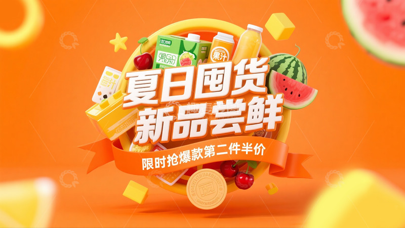 高清大图下载【趣麦麦图】夏日囤货 新品尝鲜6