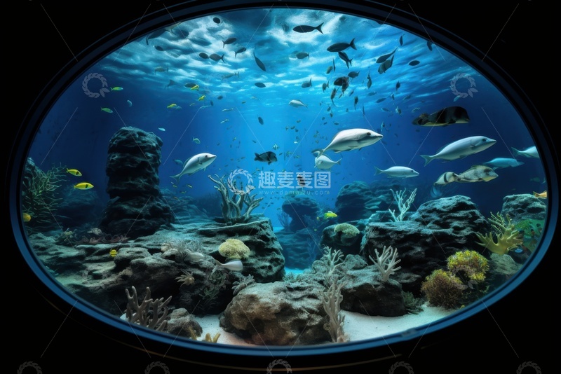 高清大图下载【趣麦麦图】海洋馆主题乐园