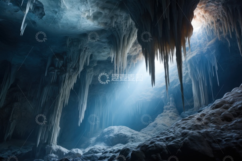 高清大图下载【趣麦麦图】溶洞钟乳石风景