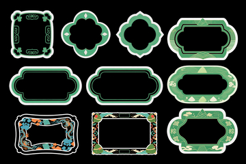 中国风国潮端午节装饰边框