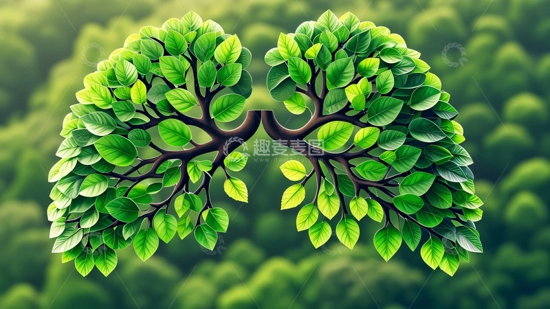 高清大图下载【趣麦麦图】绿色环保背景2