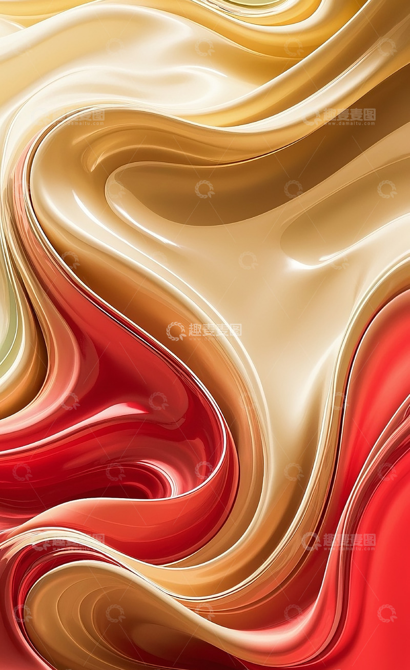 高清大图下载【趣麦麦图】抽象流动背景26